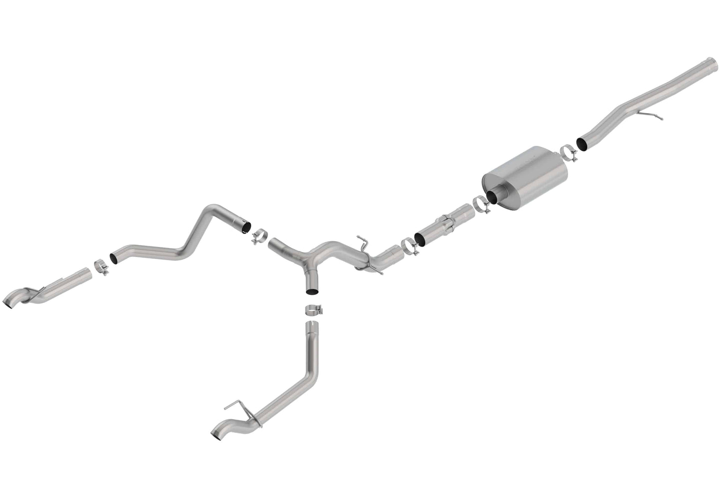 Borla 19 Chevrolet Silverado/GMC Sierra 1500 6.2L SS ATAK Catback Exhaust w/ Factory Tips - Mammoth Racing -