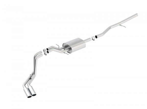 Borla S-Type Cat-Back 14 Silv/Sierra 1500 Crew Cab Standard Bed 153in WB Side Exit Exhaust - My Store
