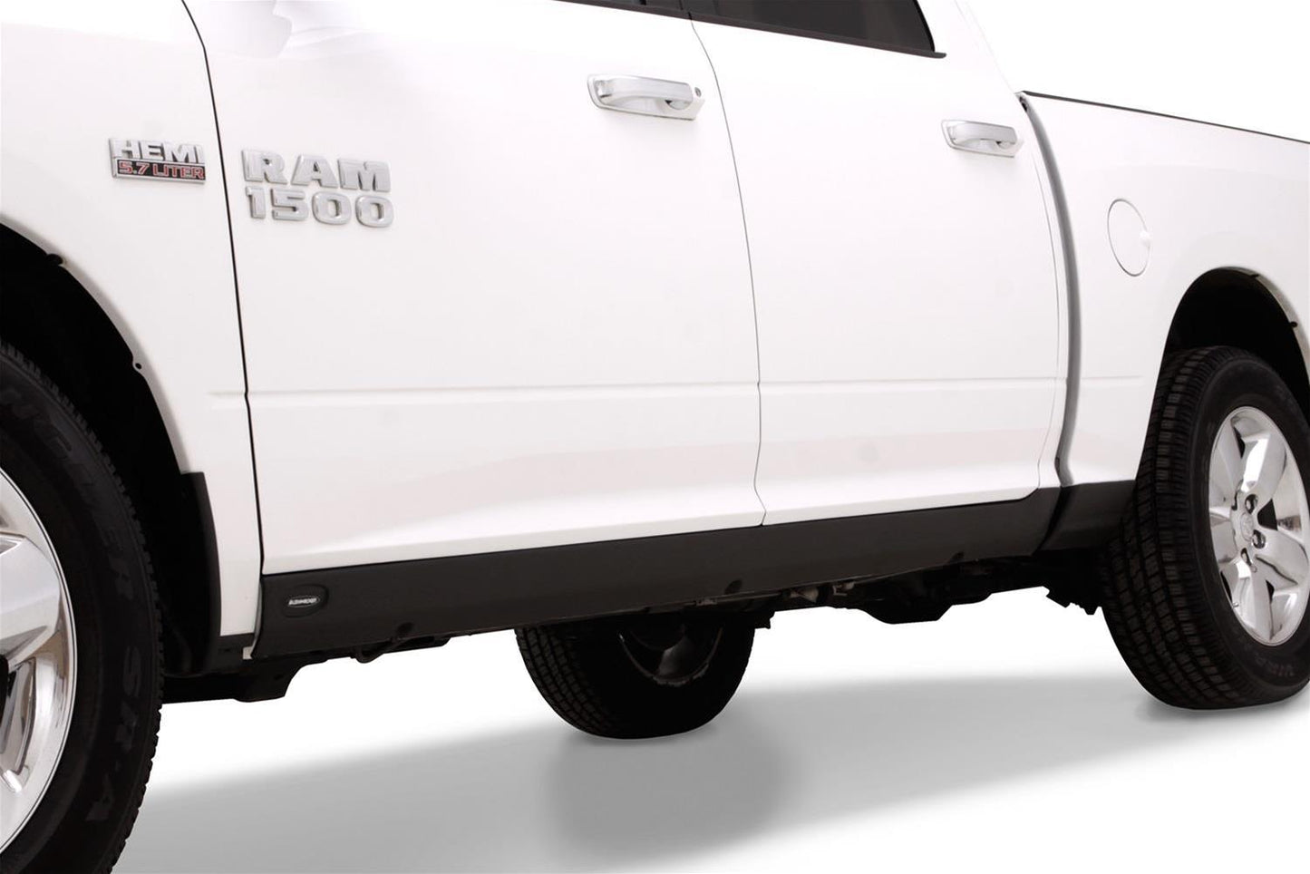 Bushwacker 09-19 Ram 1500/2500/3500 Trail Armor Rocker Panel and Sill Plate Cover - Black - My Store