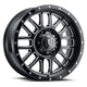 Icon Alpha 20x9 8x6.5in 19mm Offset 5.75in BS Gloss Black Milled Spokes Wheel - Mammoth Racing -