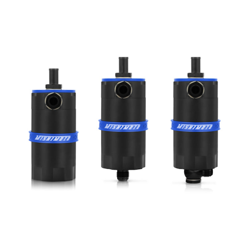 Mishimoto Universal Baffled Oil Catch Can - Blue - Mammoth Racing -