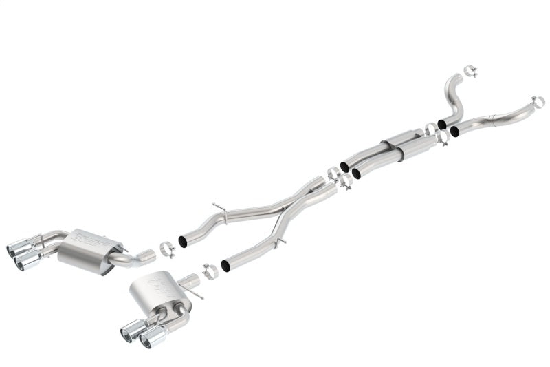Borla 16-17 Camaro SS 6.2L Dual Tip Dual Split Rear Exit Dual Mode Catback Exhaust (NPP) - My Store
