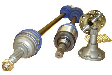 DSS Volkswagen 1993-1998 Golf / GTI / Jetta / Corrado VR6 (5-Speed) 750HP Level 5 Axle/Hub Kit - Mammoth Racing -