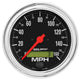 Autometer Traditional Chrome 3-3/8in 160 MPH Electric Speedometer w/ LCD Odometer - My Store