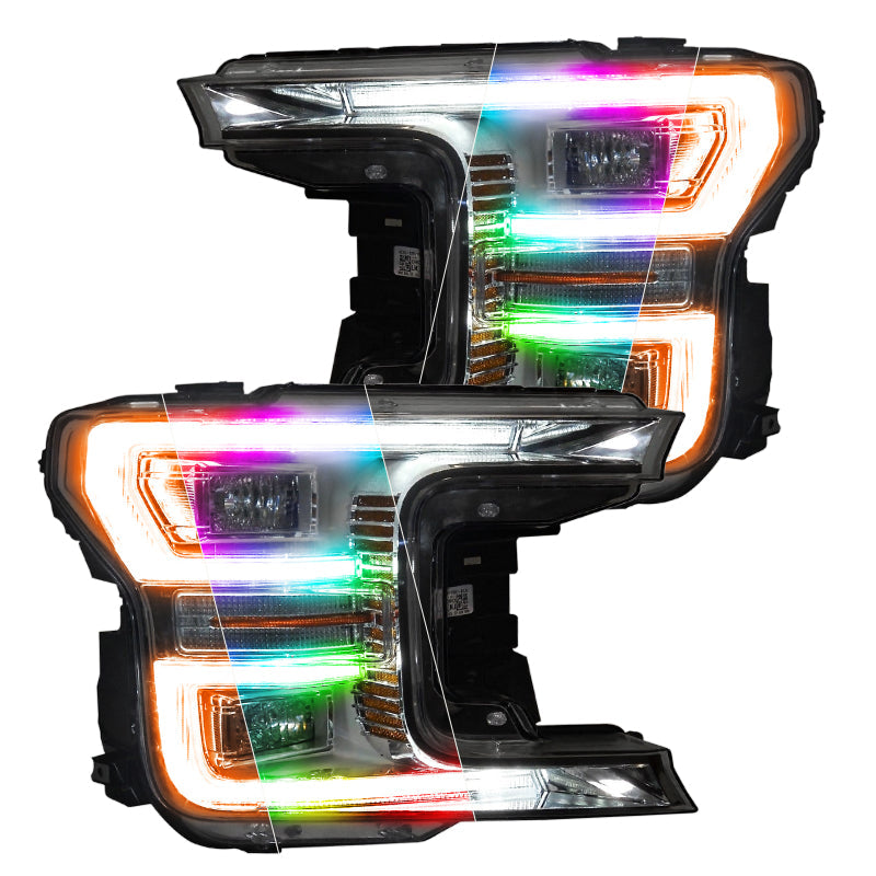 Oracle 18-19 Ford F150 Dynamic DRL Replacements + Dynamic Turn Signals - ColorSHIFT - Dynamic - Mammoth Racing -