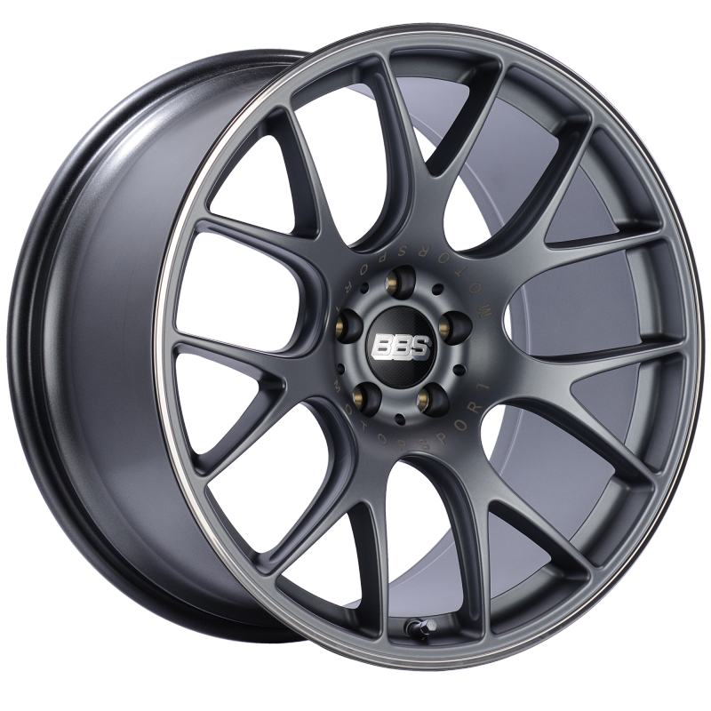 BBS CH-R 20x10.5 5x114.3 ET24 CB66 Satin Titanium Polished Rim Protector Wheel - Mammoth Racing -