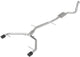 aFe 17-19 Audi A4 (B9) MACH Force-Xp 3in to 2.5in 304 SS Cat-Back Exhaust System-Dual Carbon Tips - Mammoth Racing -