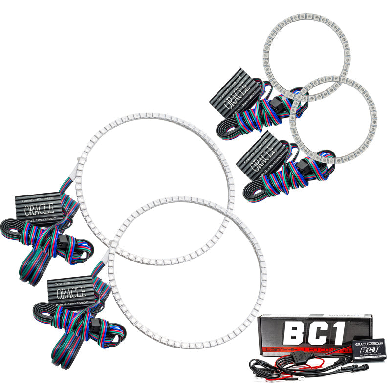 Oracle Volkswagen Golf GTI 98-04 Halo Kit - ColorSHIFT w/ BC1 Controller - Mammoth Racing -
