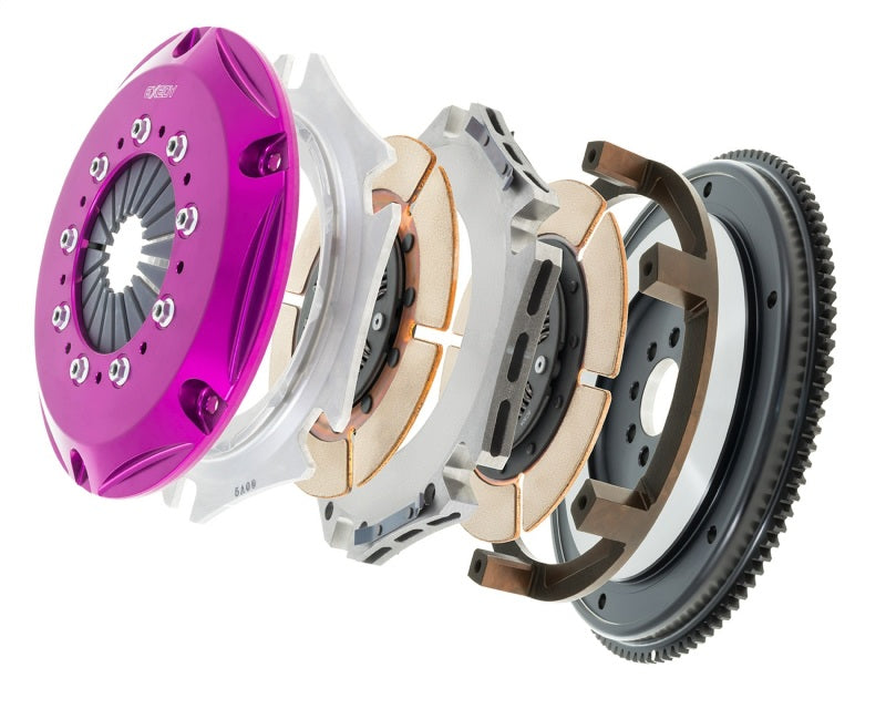 Exedy 1989-1994 Nissan 240sx Hyper Twin Cerametallic Clutch Sprung Center Disc Push Type Cover - Mammoth Racing -