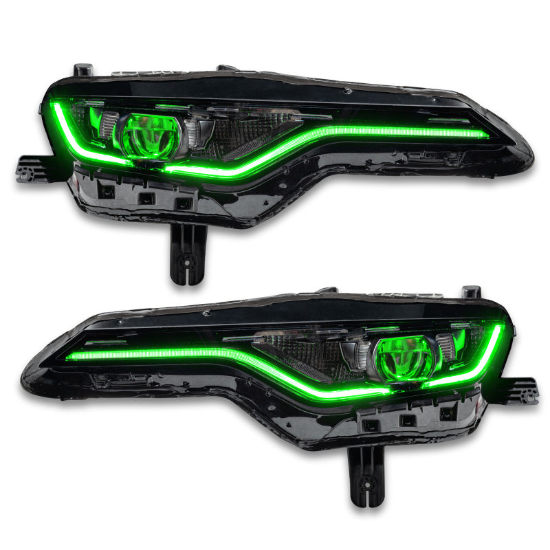 Oracle 19-21 Chevy Camaro SS/RS RGBW+A Headlight DRL Upgrade Kit - ColorSHIFT w/o Controller - Mammoth Racing -