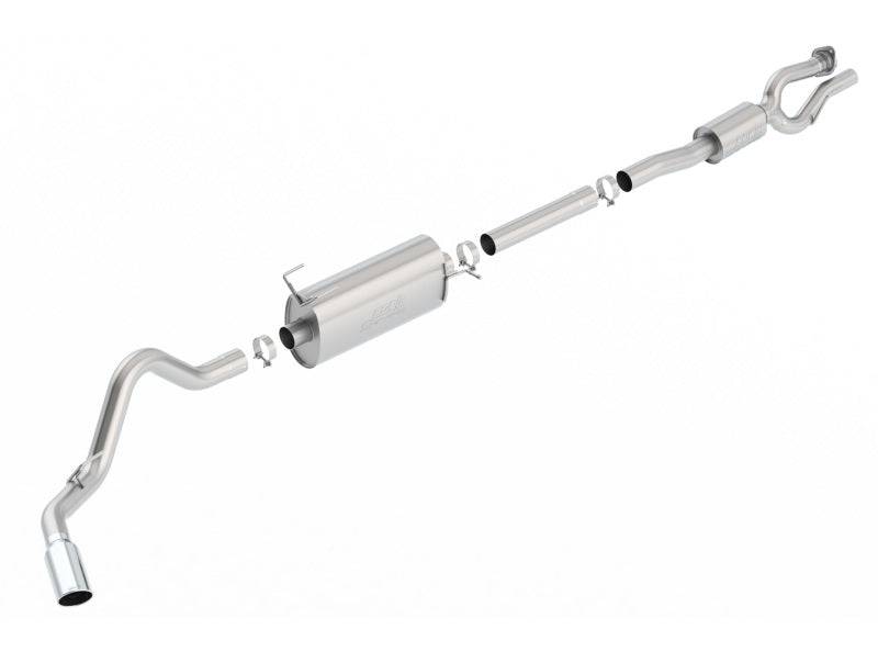 Borla S-Type Cat-Back 17-19 Ford F-250/350 Super Duty Side Exit Exhaust - 5in tip (Gas Only) - Mammoth Racing -