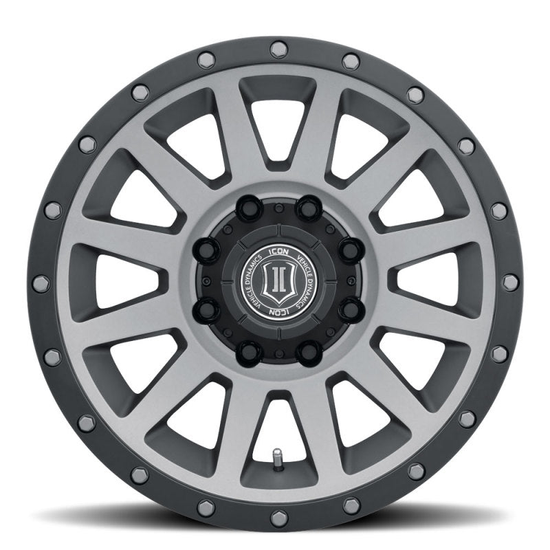 Icon Alloys Compression HD Titanium Wheel 18 X 9 / 8 X 180 / 12 MM / 5.5in BS - Mammoth Racing -