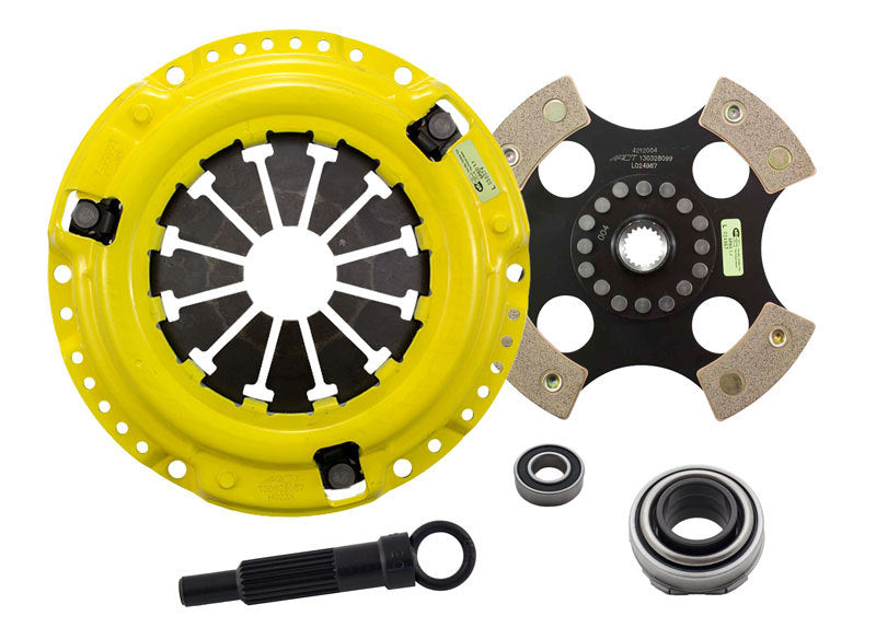 ACT 1990 Honda Civic XT/Race Rigid 4 Pad Clutch Kit - My Store