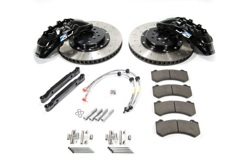 Alcon 2009+ Nissan GT-R R35 412x36mm Rotor Red 6 Piston Caliper RC6 Front Axle Kit - My Store