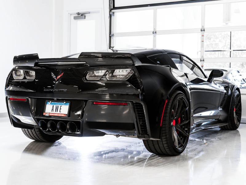 AWE Tuning 14-19 Chevy Corvette C7 Z06/ZR1 Track Edition Axle-Back Exhaust w/Black Tips - My Store
