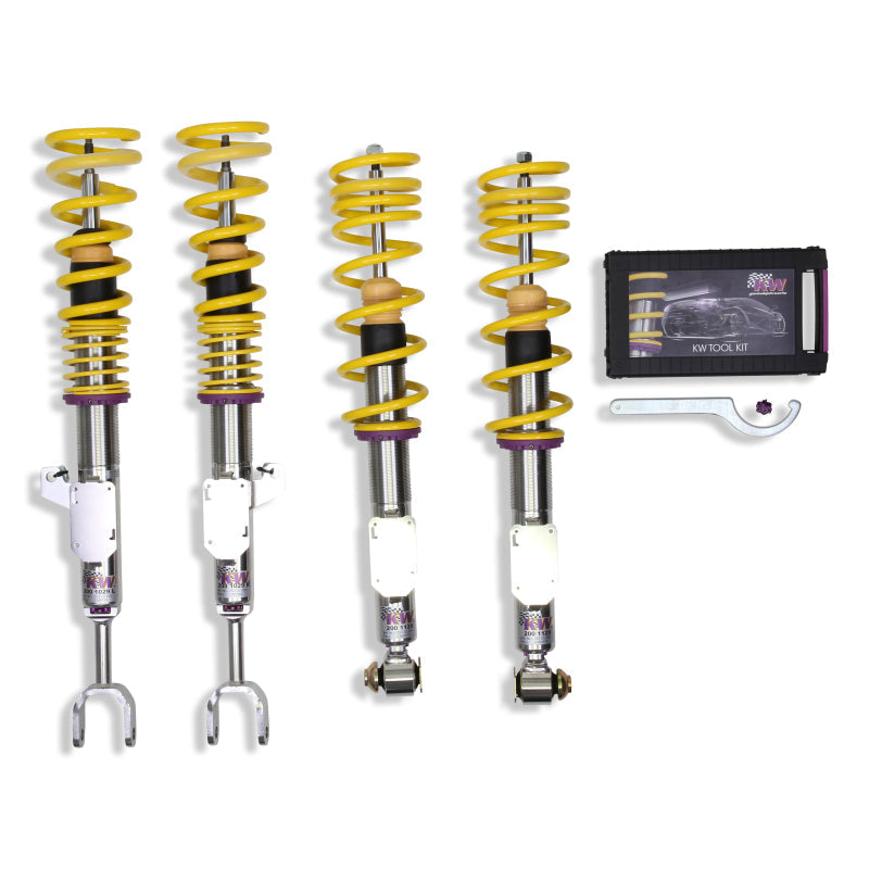 KW Coilover Kit V3 BMW 5series F10 (5L) Sedan 2WD; exc 550i; exc Adaptive Drive - Mammoth Racing -
