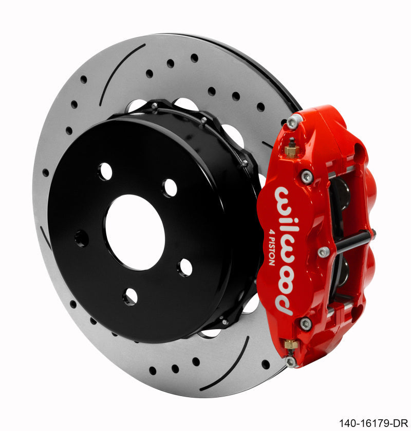 Wilwood Narrow Superlite 4R Rear Brake Kit 14.00in Red 2020-Up Jeep JT w/ Lines - My Store