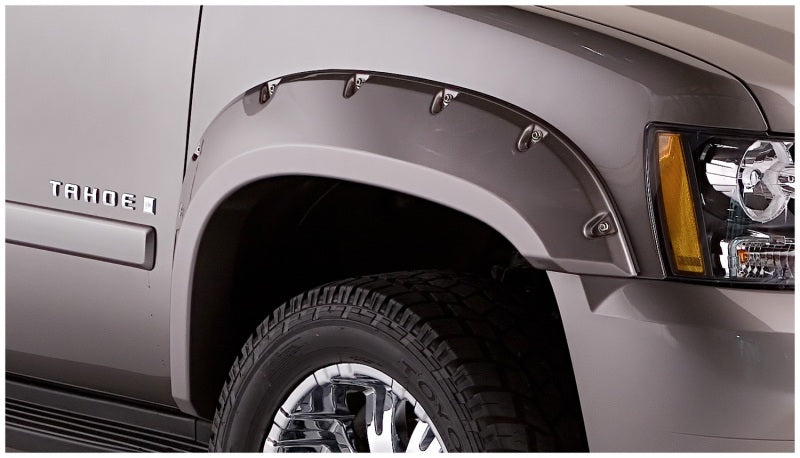 Bushwacker 07-14 Chevy Tahoe Pocket Style Flares 2pc Does Not Fit LTZ - Black - My Store