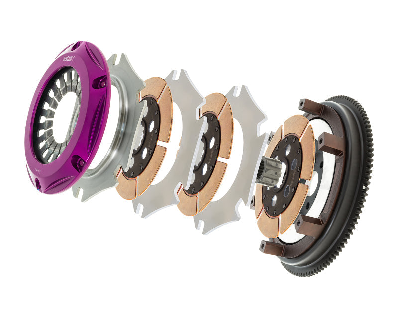 Exedy 1993-1998 Toyota Supra Twin Turbo L6 Hyper Triple Cerametallic Clutch Rigid Disc Pull Type - Mammoth Racing -