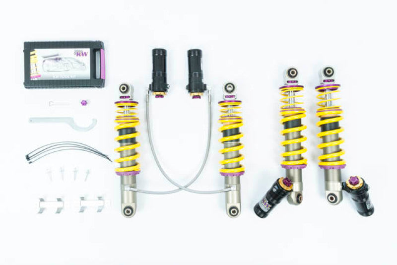KW Coilover Kit V4 2010-2015 Audi R8 (42) V8 Including Spyder w/o Magnetic Ride - Mammoth Racing -