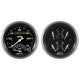 Auto Meter Gauge Kit 2 pc. Quad & Tach/Speedo 3 3/8in Old Tyme Black - My Store