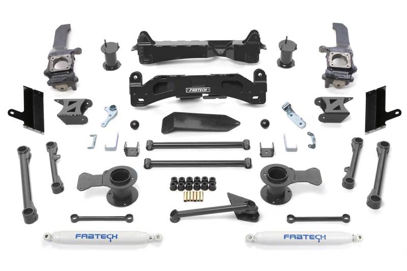 Fabtech 2015-21 Toyota 4Runner 4WD 6in Basic Sys w/Perf Shks - My Store