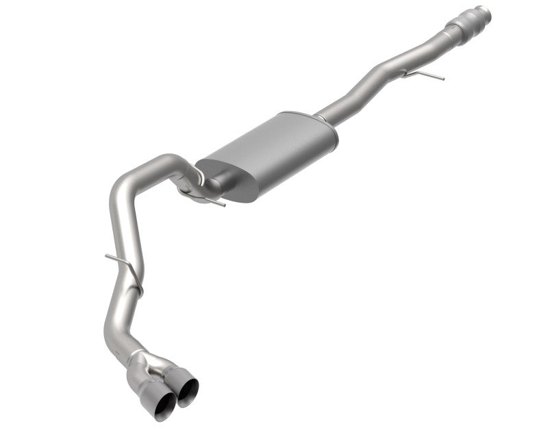 Kooks 2019+ GM 1500 Series Truck 6.2l CC w/ Short Box OEM x 3-1/2in SS Catback Exhaust. w/ Pol. Tips - Mammoth Racing -