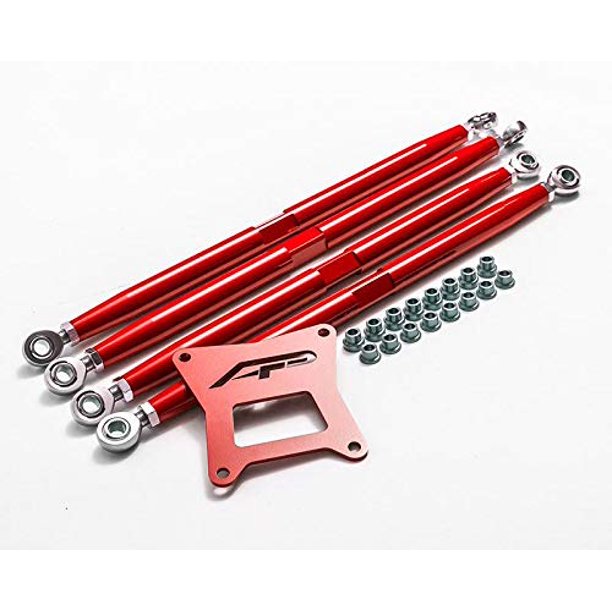 Agency Power Polaris RZR 1000/RS1/XP Turbo/RS1 Adjustable Rear Radius Arms - Red - My Store