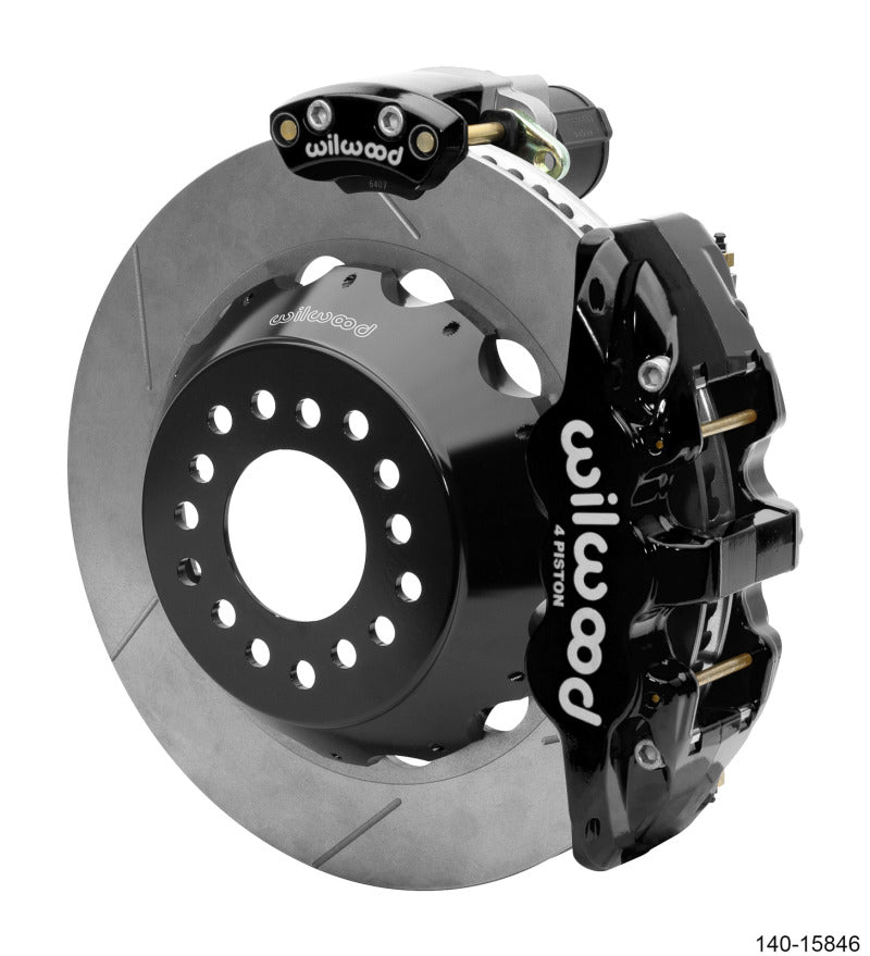 Wilwood Narrow Superlite 4R Rear P-Brk Kit Aero4 14.00in Rotor Big Ford New Style 2.50in Offset - My Store