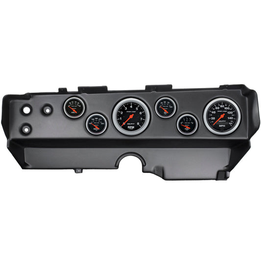 Autometer Sport-Comp 70-74 E-Body/Cuda/Challenger Dash Kit 6pc Tach / MPH / Fuel / Oil / Wtmp / Volt - My Store