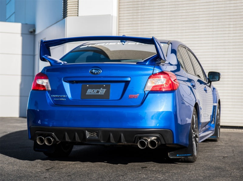 Borla 15-16 Subaru WRX / STI 2.5L S-Type Cat-Back Exhaust Quad Rd RL Tips - My Store