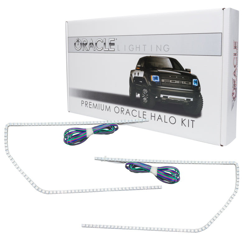 Oracle Ford F-150/Raptor 09-14 Perimeter Halo Kit - ColorSHIFT w/o Controller - Mammoth Racing -