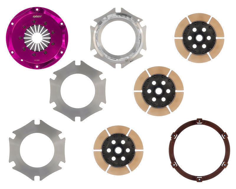 Exedy Universal Builder Series Triple Metallic Clutch Does NOT Incl FW Req. Custom Clutch Actuation - Mammoth Racing -
