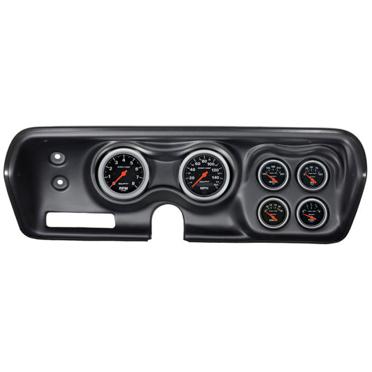 Autometer Sport-Comp 71-74 Charger/ Gtx/ Road Runner Dash Kit 6pc Tach/MPH/Fuel/Oil/WTMP/Volt - My Store