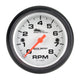 Autometer Pro-Cycle Gauge Tach 2 5/8in 8K Rpm 2&4 Cylinder White - My Store
