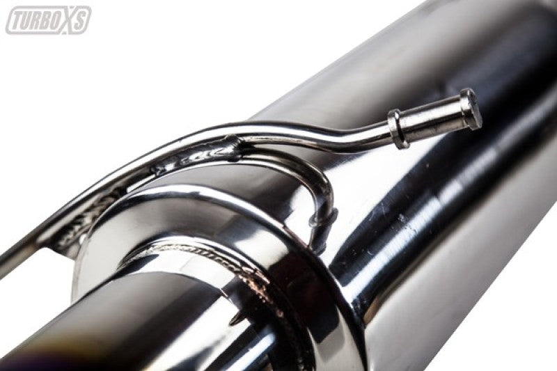 Turbo XS 02-07 WRX-STi Rear Muffler Assembly w/ Titanium Tip - Mammoth Racing -