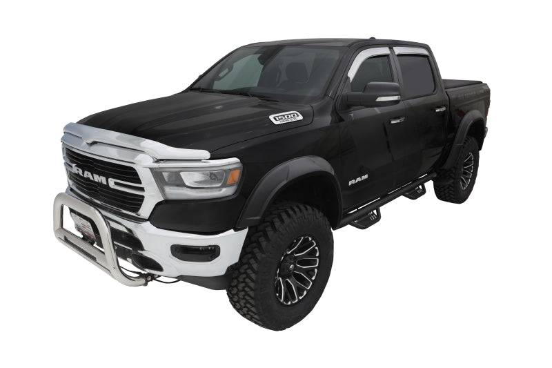 Bushwacker 19-22 Ram 1500 (Excl. Rebel/TRX) 76.3 & 67.4in Bed DRT Style Flares 4pc - Blk / Smooth - Mammoth Racing -