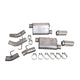BBK Vari-Tune Axle Back Exhaust Kit 2 Adjustable Performance Mufflers 2-3/4 Pipe 4 in. Tips - My Store
