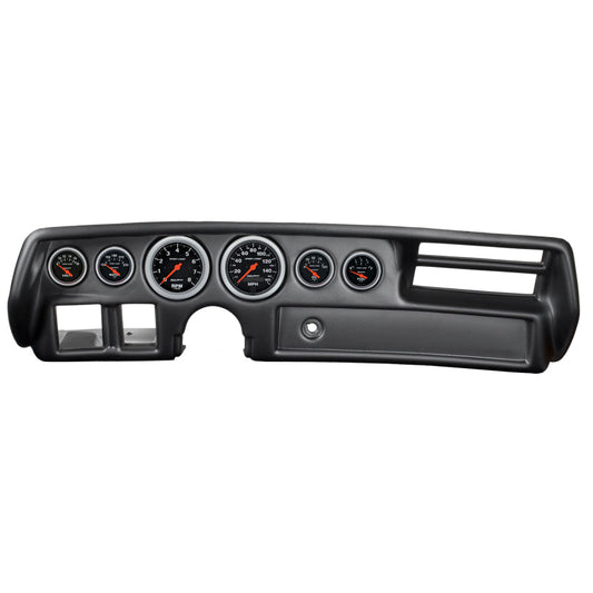 Autometer Sport-Comp 70-72 Chevelle/ El Camino/ Malibu Dash Kit 6pc Tach/ Mph/ Fuel/ Oil/ Wtmp/ Volt - My Store