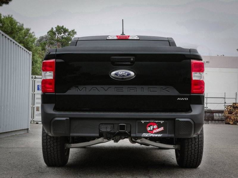 aFe Rebel Series 2.5in 409 SS Cat-Back Exhaust w/ Black Tip 2022 Ford Maverick - My Store