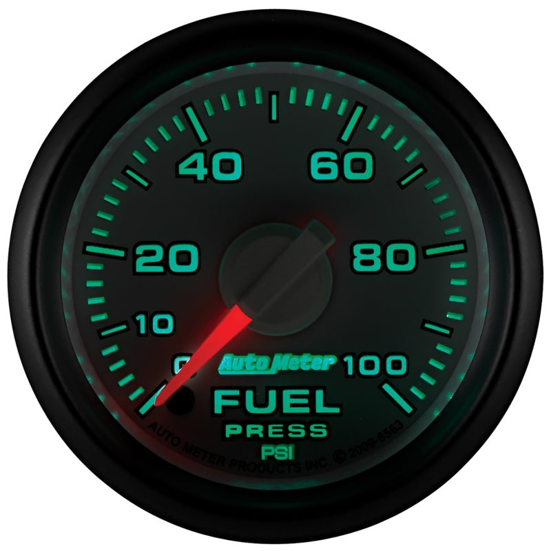 Autometer Factory Match 52.4mm Full Sweep Electronic 0-100 PSI Fuel Pressure Gauge Dodge - My Store