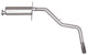 Gibson 98-99 Nissan Frontier SE 2.4l 2.5in Cat-Back Single Exhaust - Stainless - Mammoth Racing -