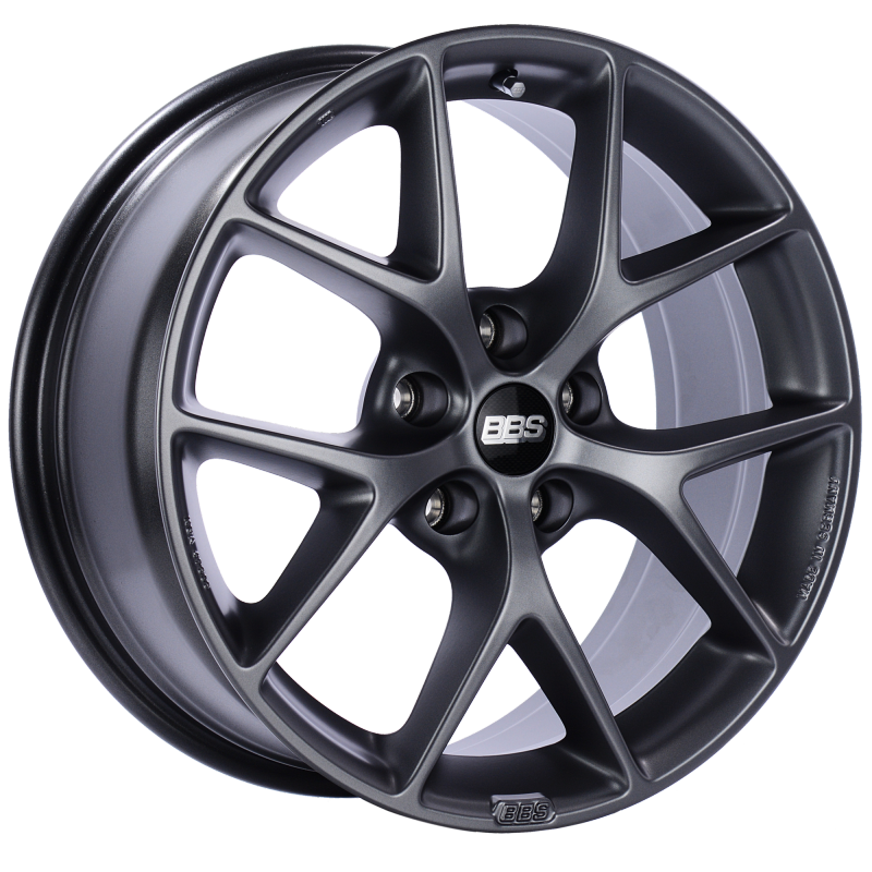 BBS SR 17x7.5 5x108 ET45 Satin Grey Wheel -70mm PFS/Clip Required - Mammoth Racing -