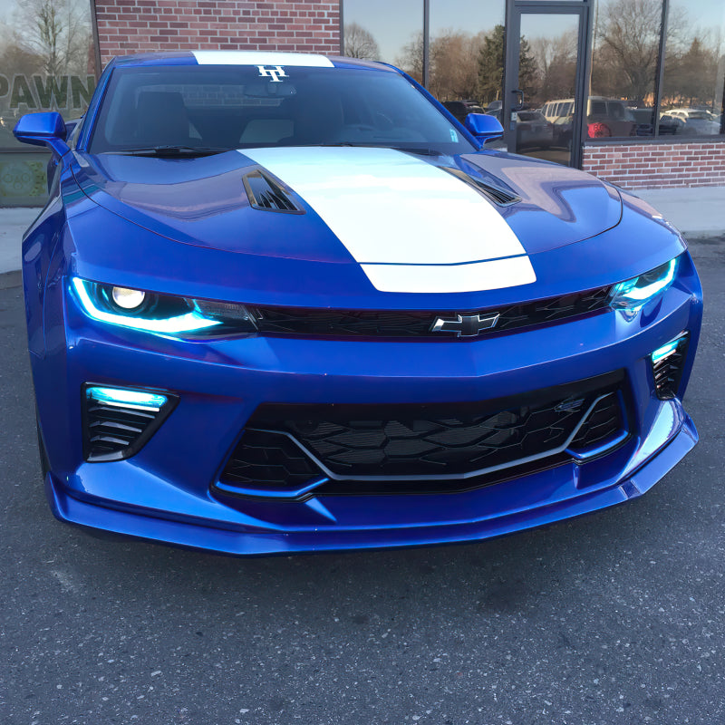 Oracle 16-18 Chevy Camaro RGB+W Headlight DRL Upgrade Kit - ColorSHIFT w/ BC1 Controller - Mammoth Racing -