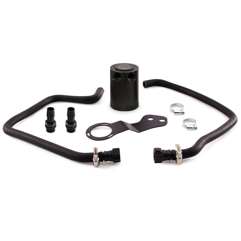 Mishimoto 2016+ Chevrolet Camaro SS Baffled Oil Catch Can Kit - Black - Mammoth Racing -