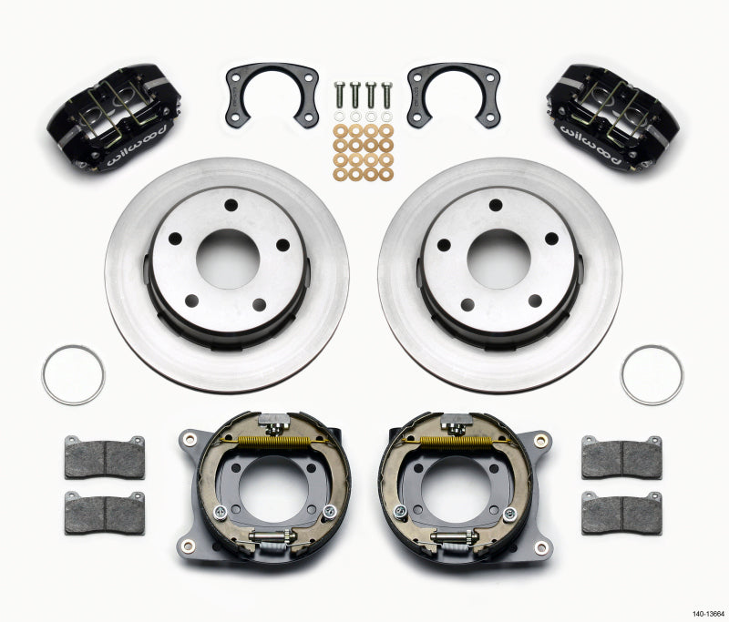 Wilwood Dynapro Lug Mount P/S Park Brake Kit Big Ford New 2.38in Off Bronco 5 x 5.50 - My Store