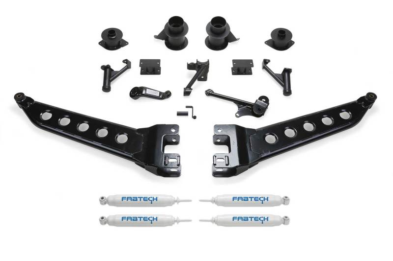 Fabtech 14-18 Ram 2500 4WD 5in Radius Arm System w/Coil Spacers & Perf. Shocks - Mammoth Racing -