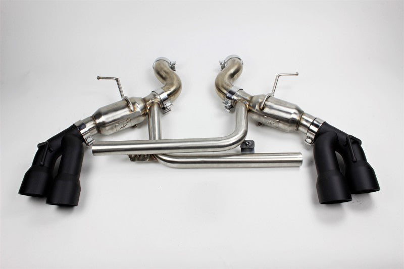Mishimoto 2016+ Chevrolet Camaro SS Quad-Tip Pro Axle-Back Exhaust w/ Black Tips - Mammoth Racing -