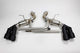 Mishimoto 2016+ Chevrolet Camaro SS Quad-Tip Pro Axle-Back Exhaust w/ Black Tips - Mammoth Racing -