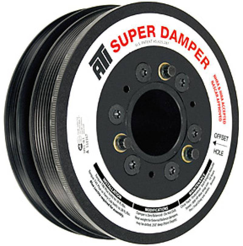 ATI Damper - 6.78in - Alum - 6 Grv - 10 Percent UD - LS1/LS2 - F & V Body - No A/C - 3 Ring - My Store